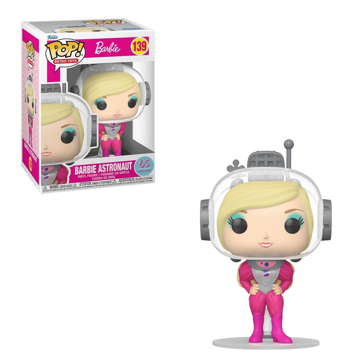 Funko Pop! Barbie 65th Anniversary - Astronaut Barbie #139 - Multicolor