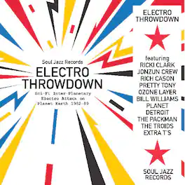 Soul Jazz Records Presents - Electro Throwdown - Sci-fi Inter-planetary Electra Attack on Planet - VINYL LP