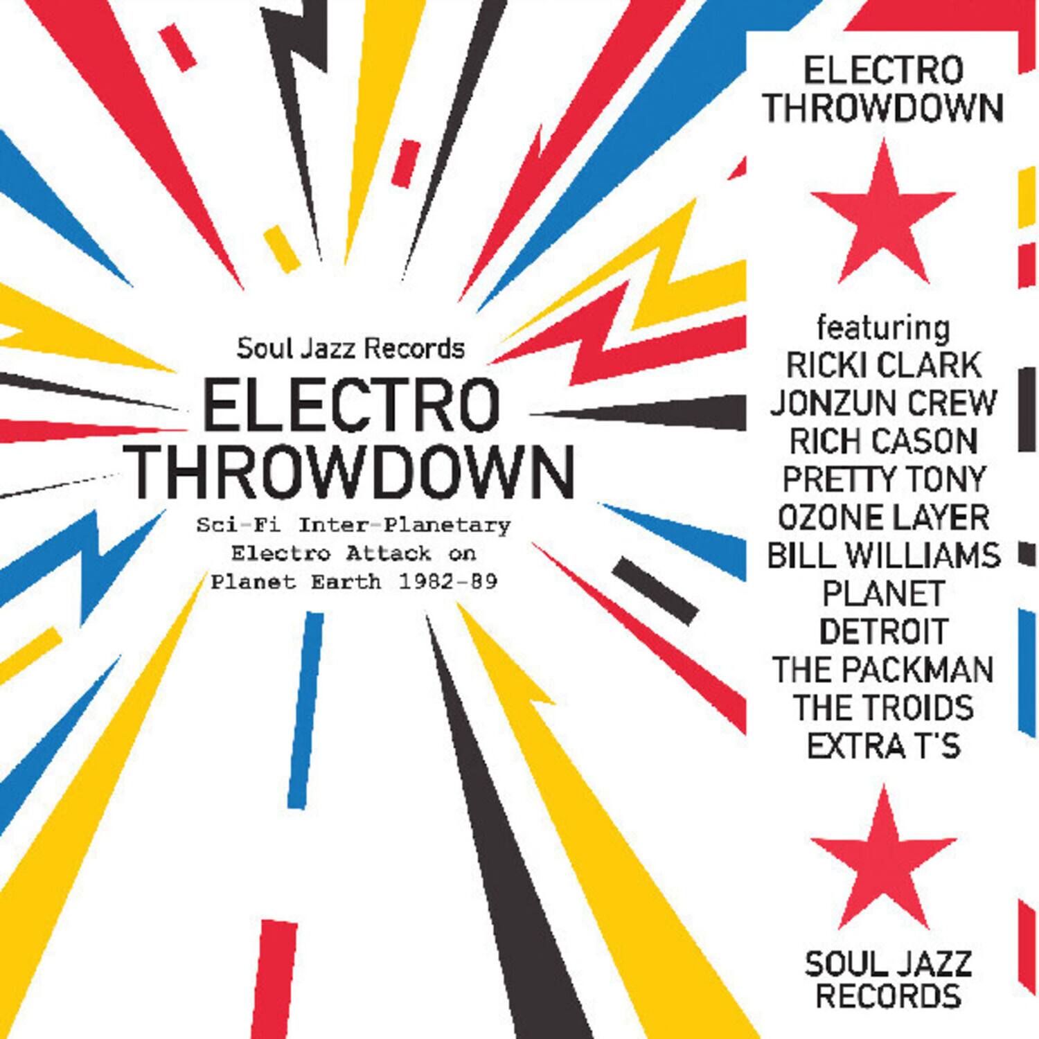 Soul Jazz Records Presents - Electro Throwdown - Sci-fi Inter-planetary Electra Attack on Planet    - VINYL LP