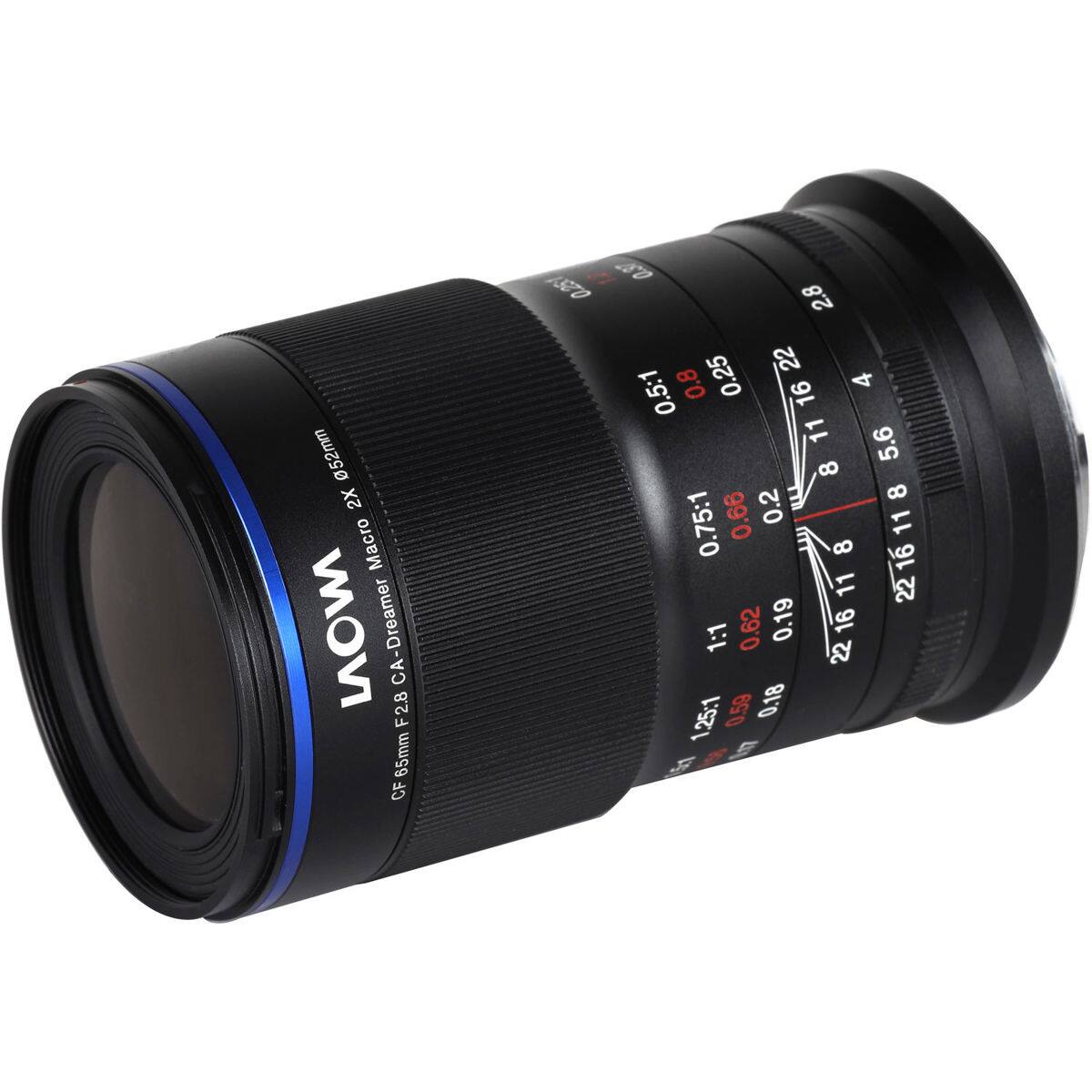 052mm 2X Macro MoVI CA-Dreamer F2.8 65mm CF 157O 71 IO 2.8 0.25 22 0.8 4 0.5:1 16 11 5.6 8 8 0.75:1 0.66 0.2 2216118 8 11 2216118 16 22 1:1 0.62 0.19 16 22 125:1 0.59 0.18 1