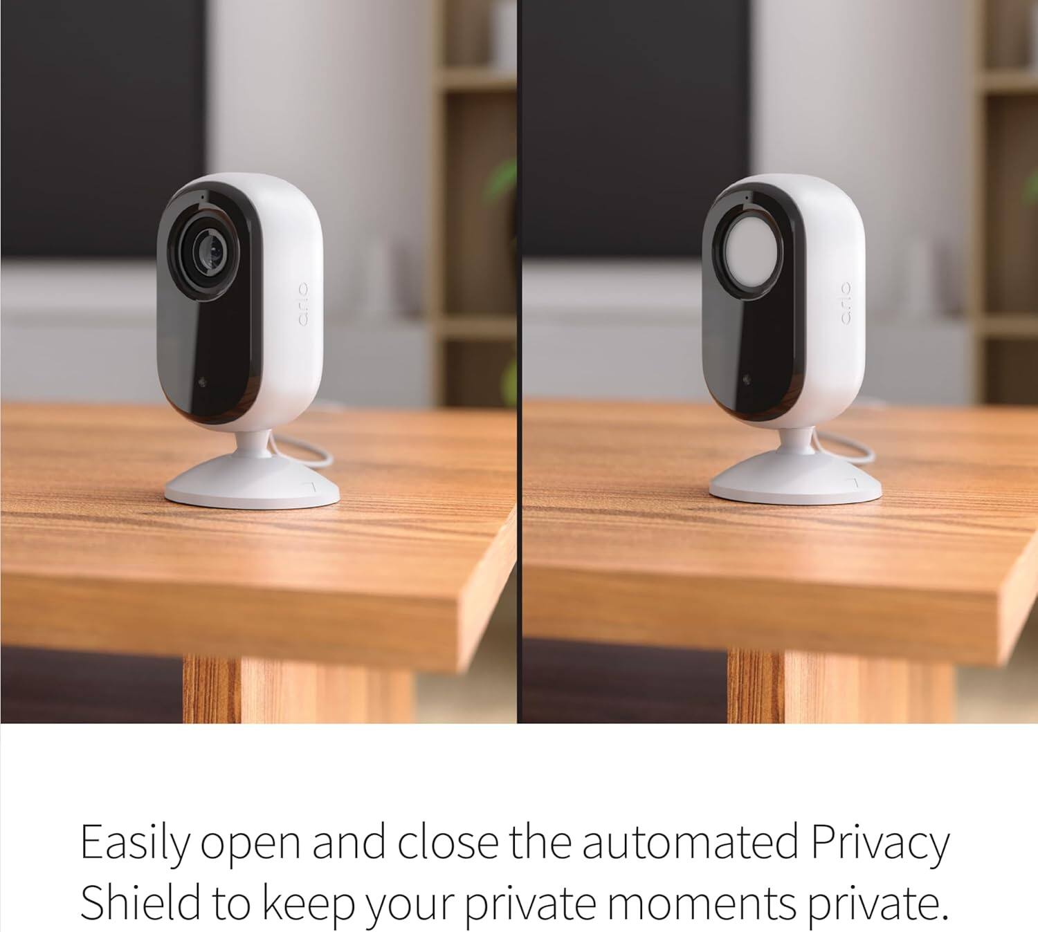 Easily open and close the automated Privacy Shield to keep your private moments private.