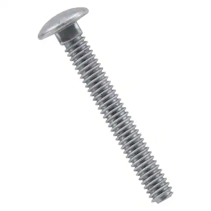 Front. Hillman - Hillman .94" x 6 Galvanized Carriage Bolts for Wood or Metal Frame, (50 Pack).
