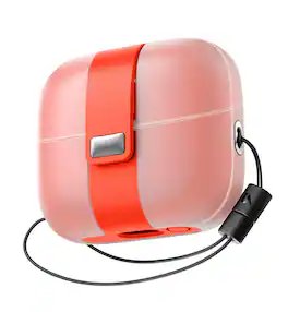 SURITCH - Case for Samsung Galaxy Buds 3 Pro (2024) / Buds 3 (2024) / Buds 3 FE (2025) (Charging Case & Earphones Not Included) - Orange