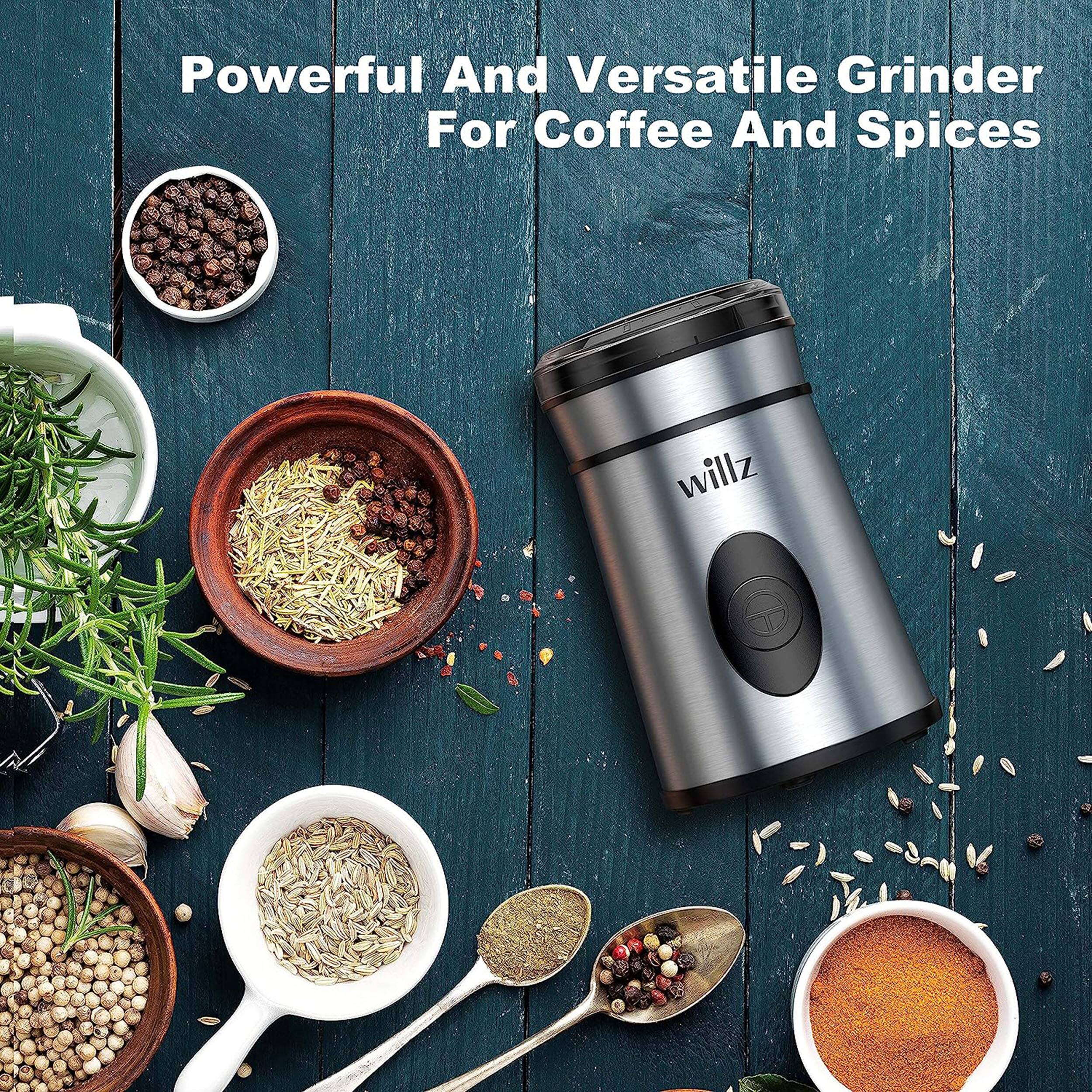 Powerful And Versatile Grinder For Coffee And Spices willz