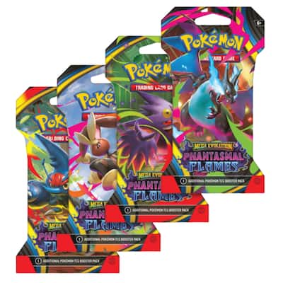 Pokémon ME2 Phantasmal Flames | 4 Sleeved Booster Packs (One of Pokémon ME2 Phantasmal Flames | 4 Sleeved Booster Packs (One of