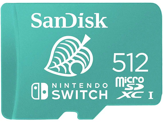 SanDisk
512GB
microSDXC I
Nintendo Switch