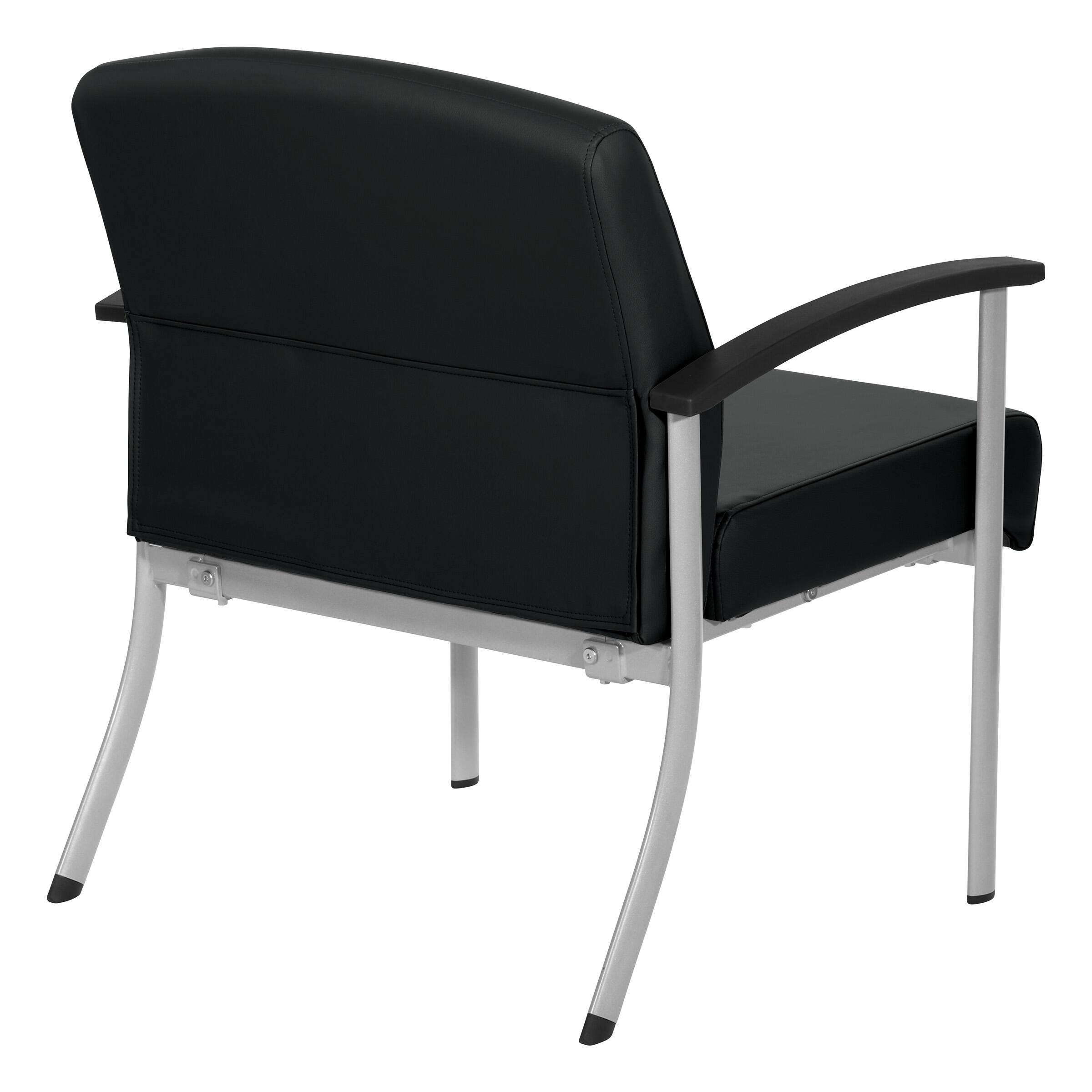 Back. Office Star Products - Healthcare Office Chair - Dillon Black Fabric.