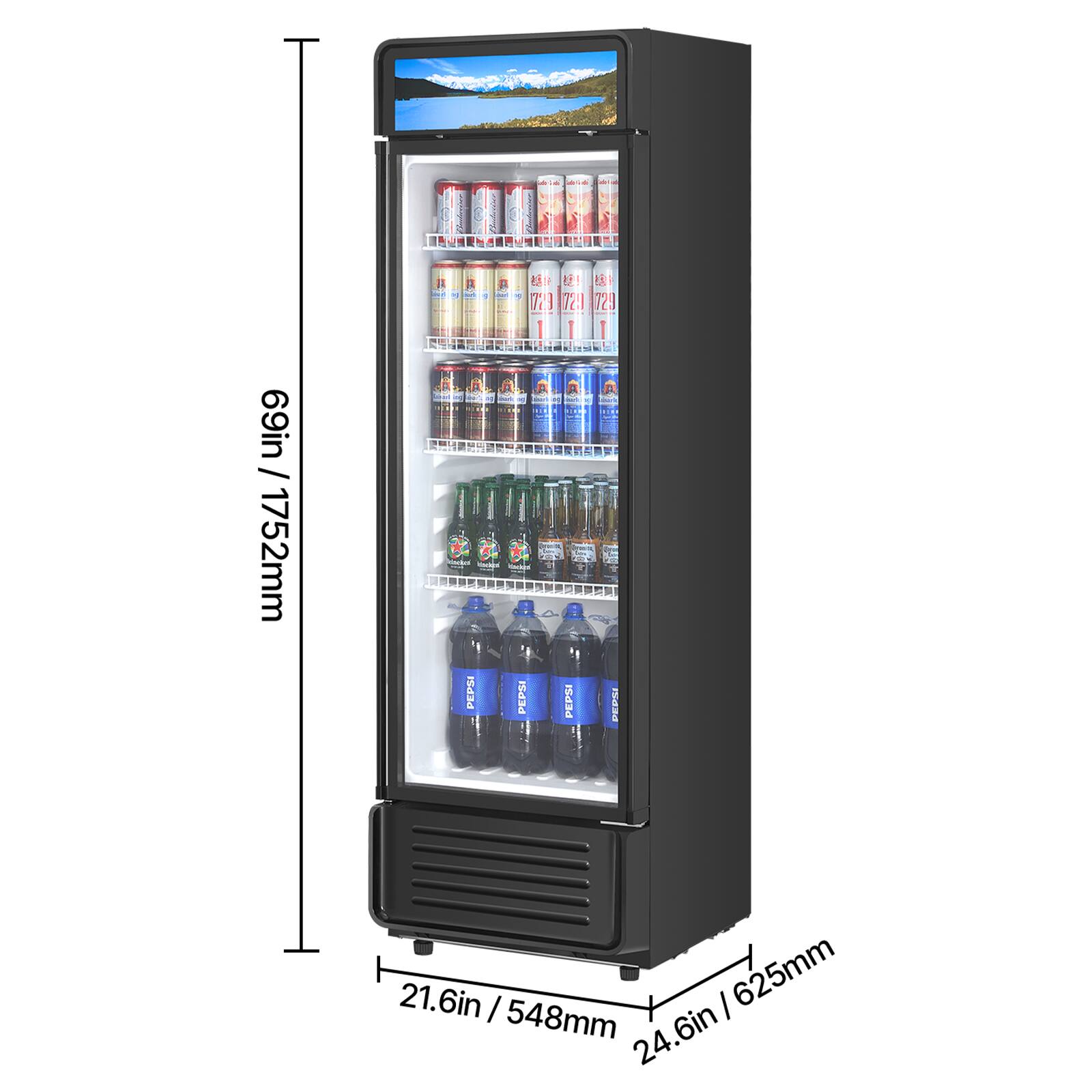 1 69in / 1752mm
21.6in / 548mm
24.6in / 625mm
PEPSI PEPSI