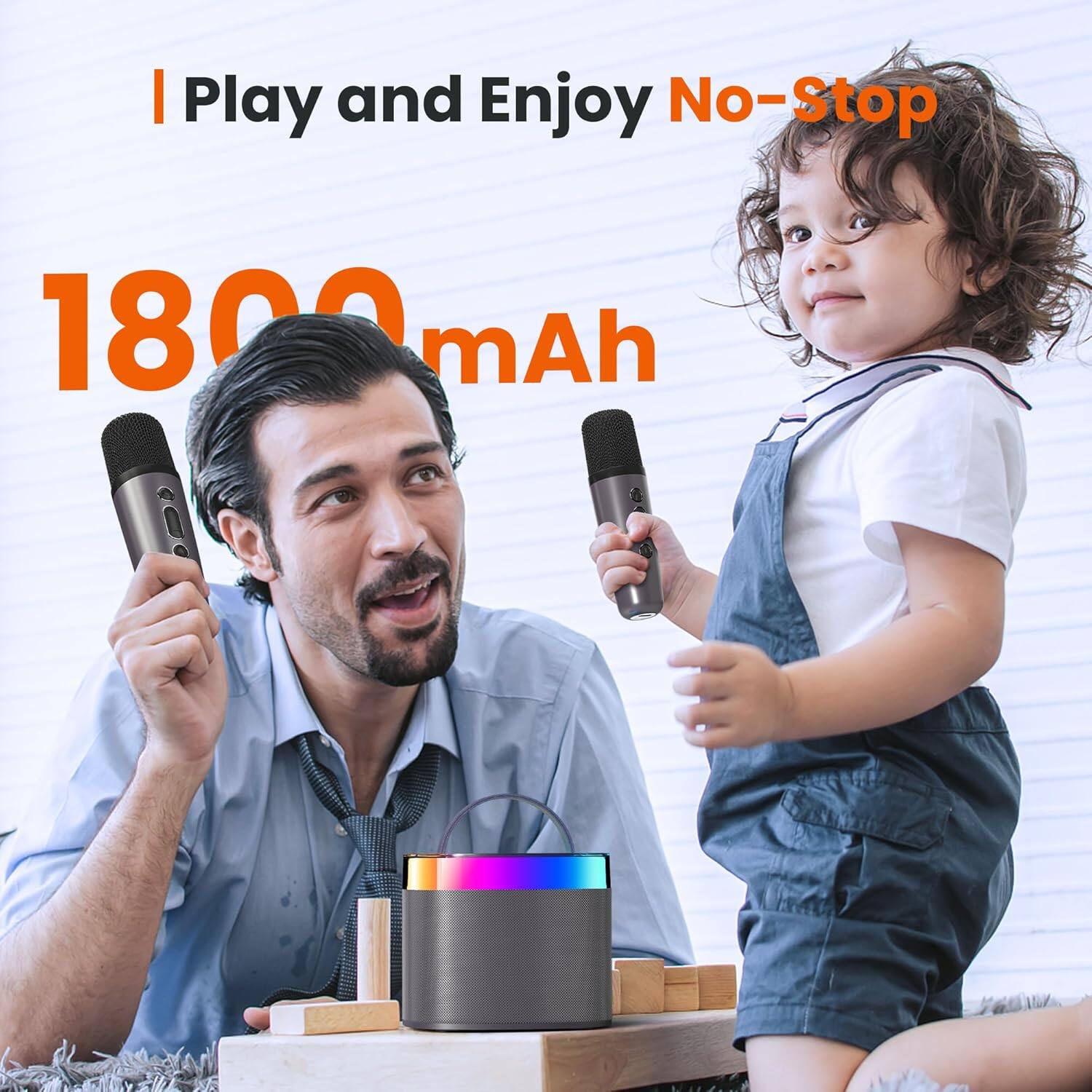 I Play and Enjoy No-Stop  
1800 mAh