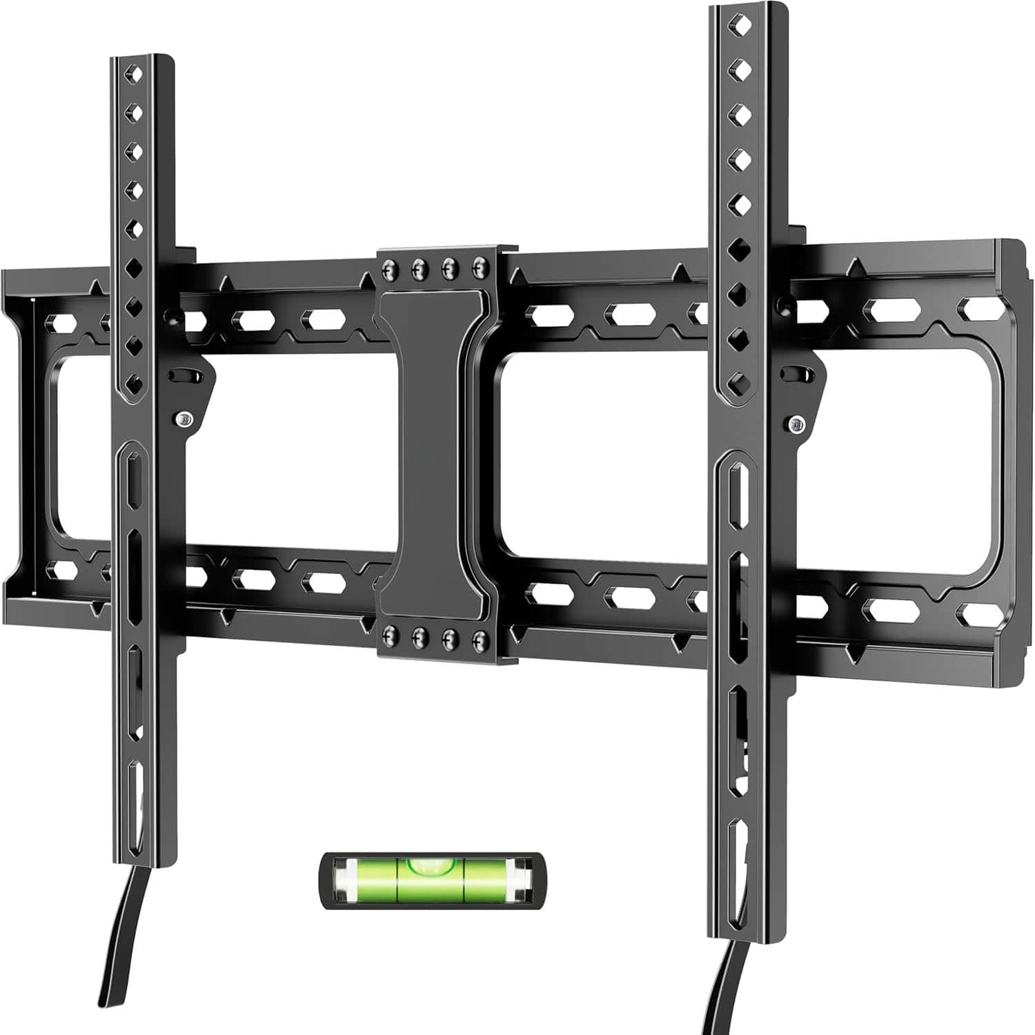FINEAK - Fixed Low Profile TV Wall Mount for 37-86 Inch Screens - Black