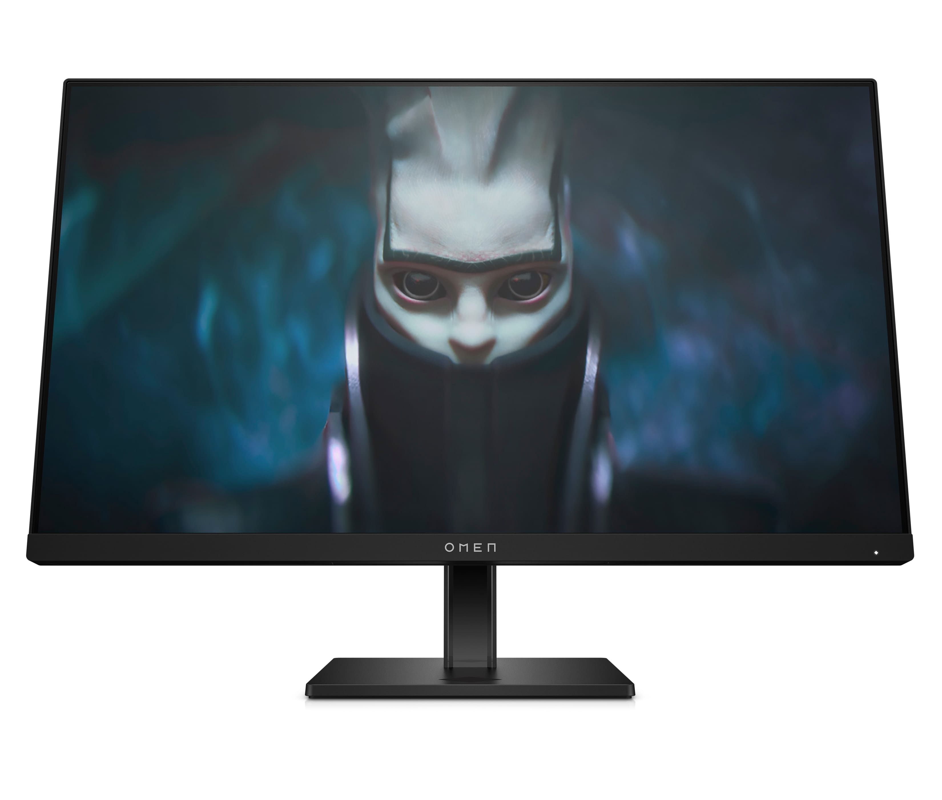 Front. HP OMEN - 23.8" IPS LED FHD FreeSync Premium Monitor (DisplayPort, HDMI) - Black.