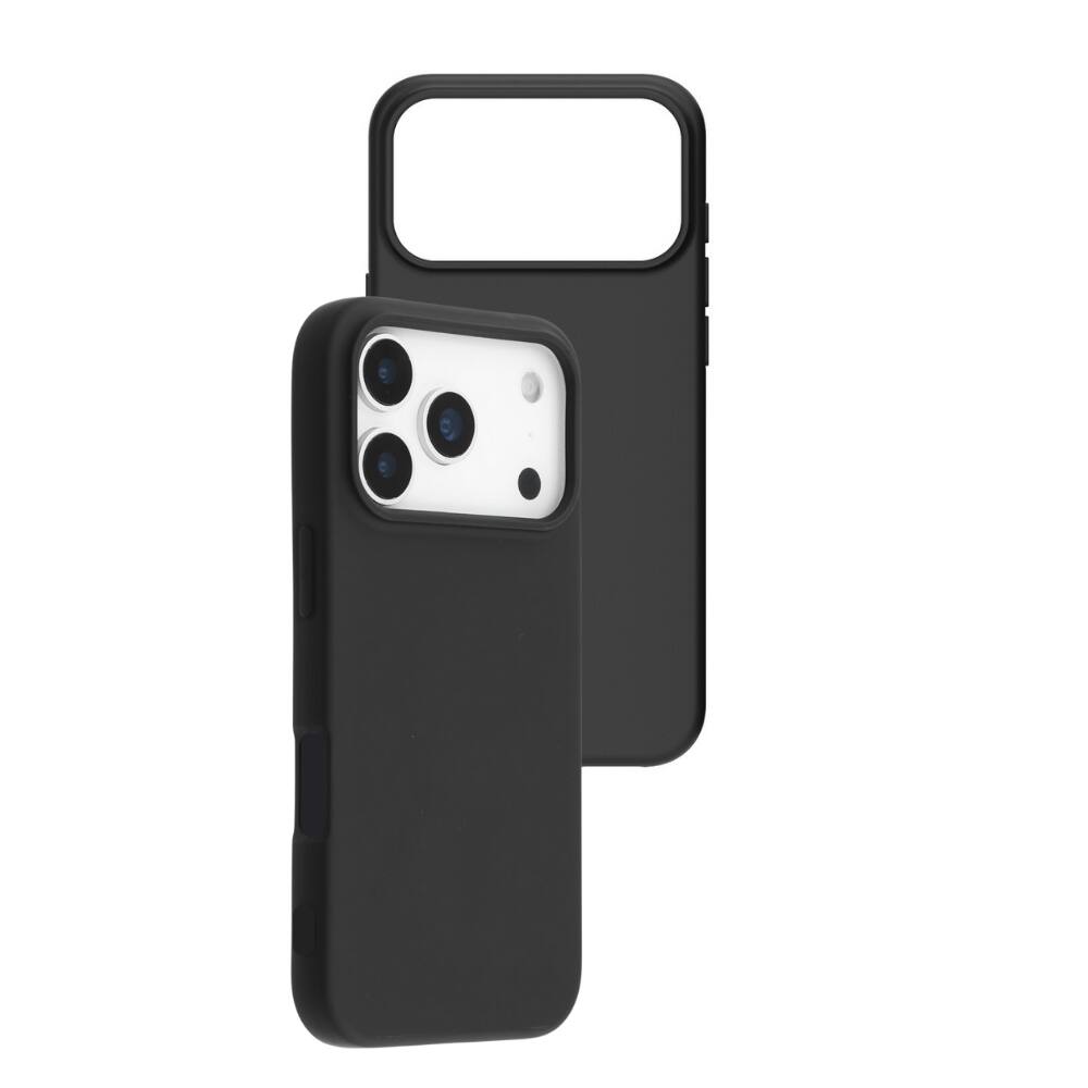 Alt View 2. Qixxronics - Qixxronics for iPhone 17 Pro Max Silicone Case Shock-Absorbent Slim Protective Phone Cover (Black) - Black.