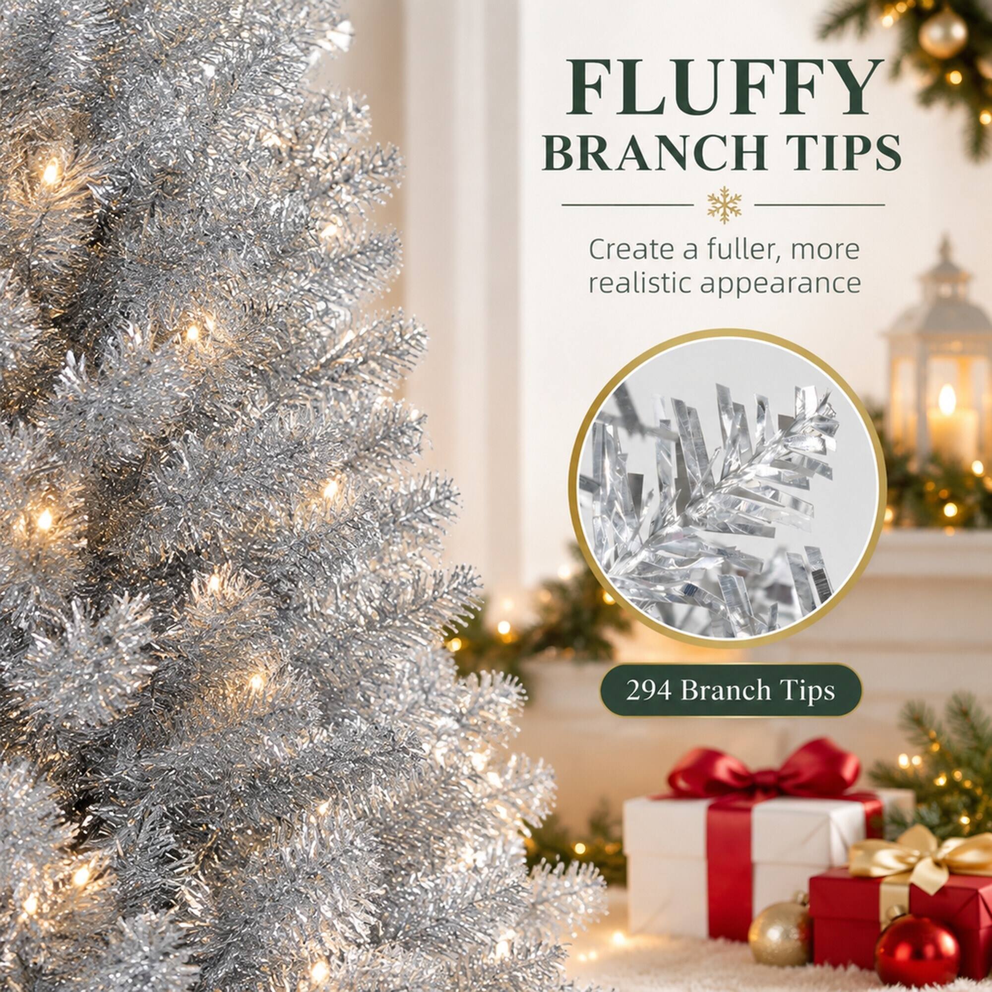 FLUFFY BRANCH TIPS  
Create a fuller, more realistic appearance  
294 Branch Tips