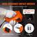 HIGH-EFFICIENCY IMPACT WRENCH
40 seconds to remove a tire
450±10% N.M Max. Torque
VEVOR UK CE D CA 01 0644
Loosen Tighten
1/2 inch
21mm 17mm
23mm 19mm
Tighten/Loosen Switch
1/2" Anvil
2 x Sleeves