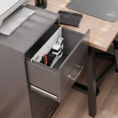 Alt View 4. Staples - File Cabinet Tech Organizer, Gray/Black (TR62605) - Gray/Black.