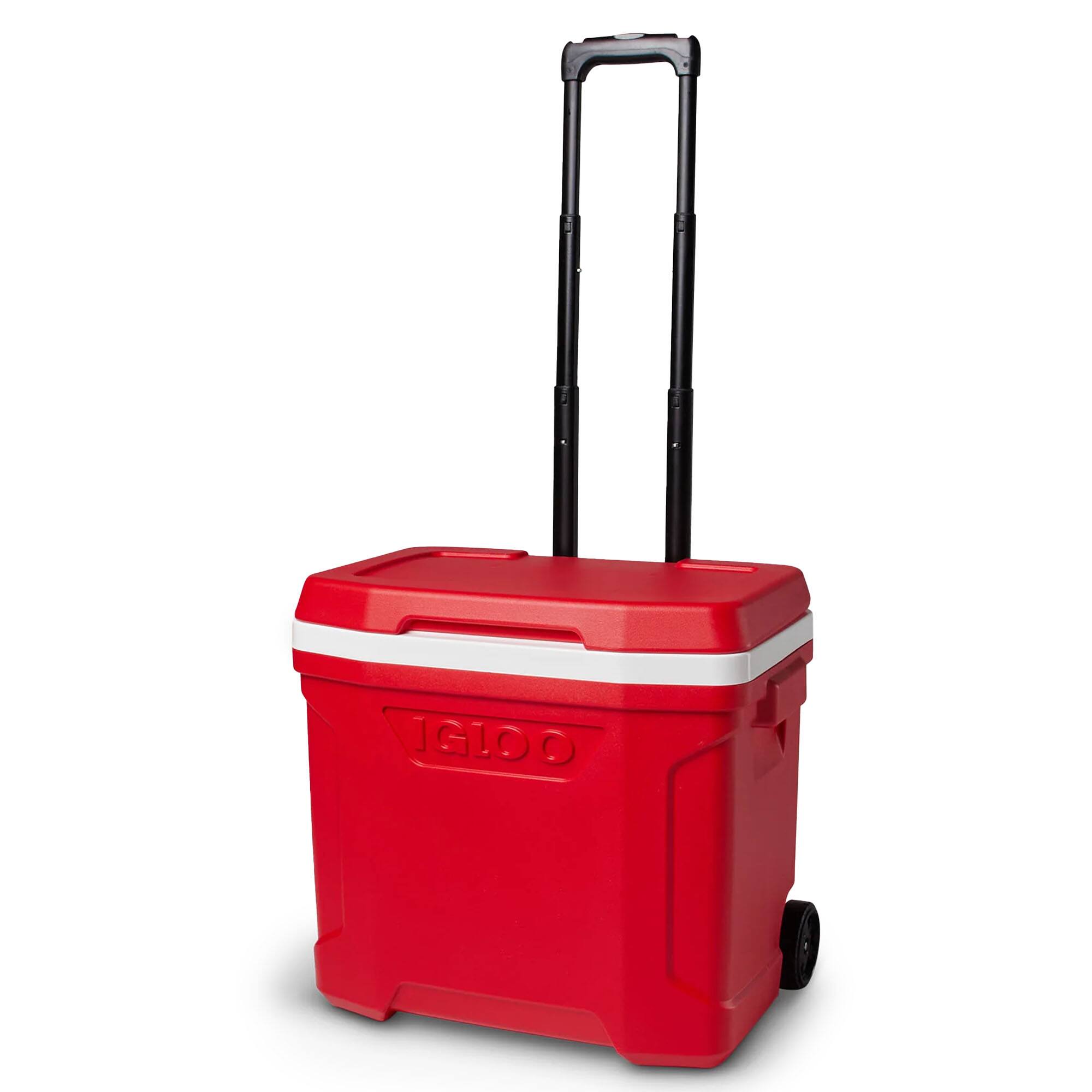 Alt View 1. Igloo - IGLOO Profile II 28 QT Roller Cooler, Red Star - Red Star.