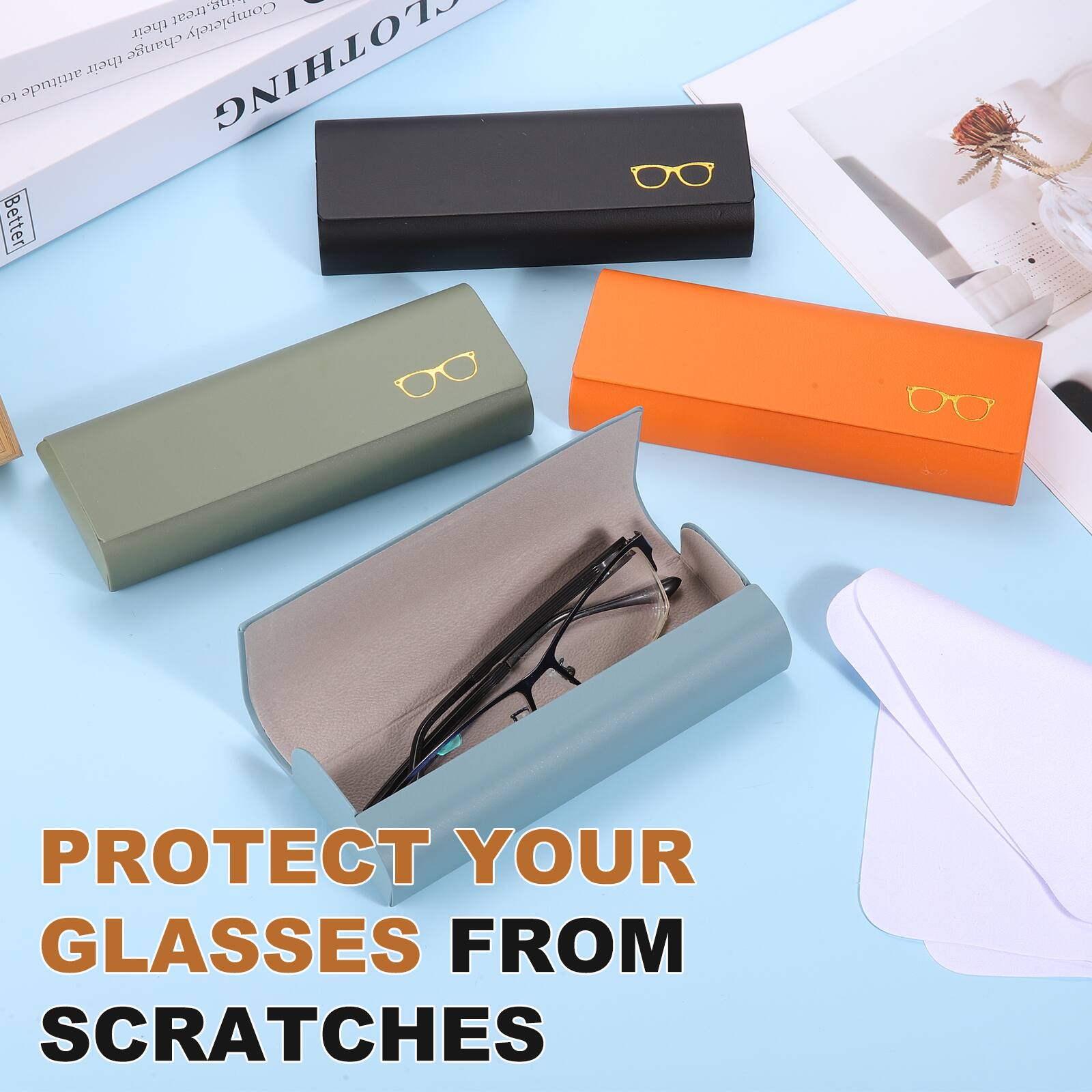 Protect your glasses from scratches