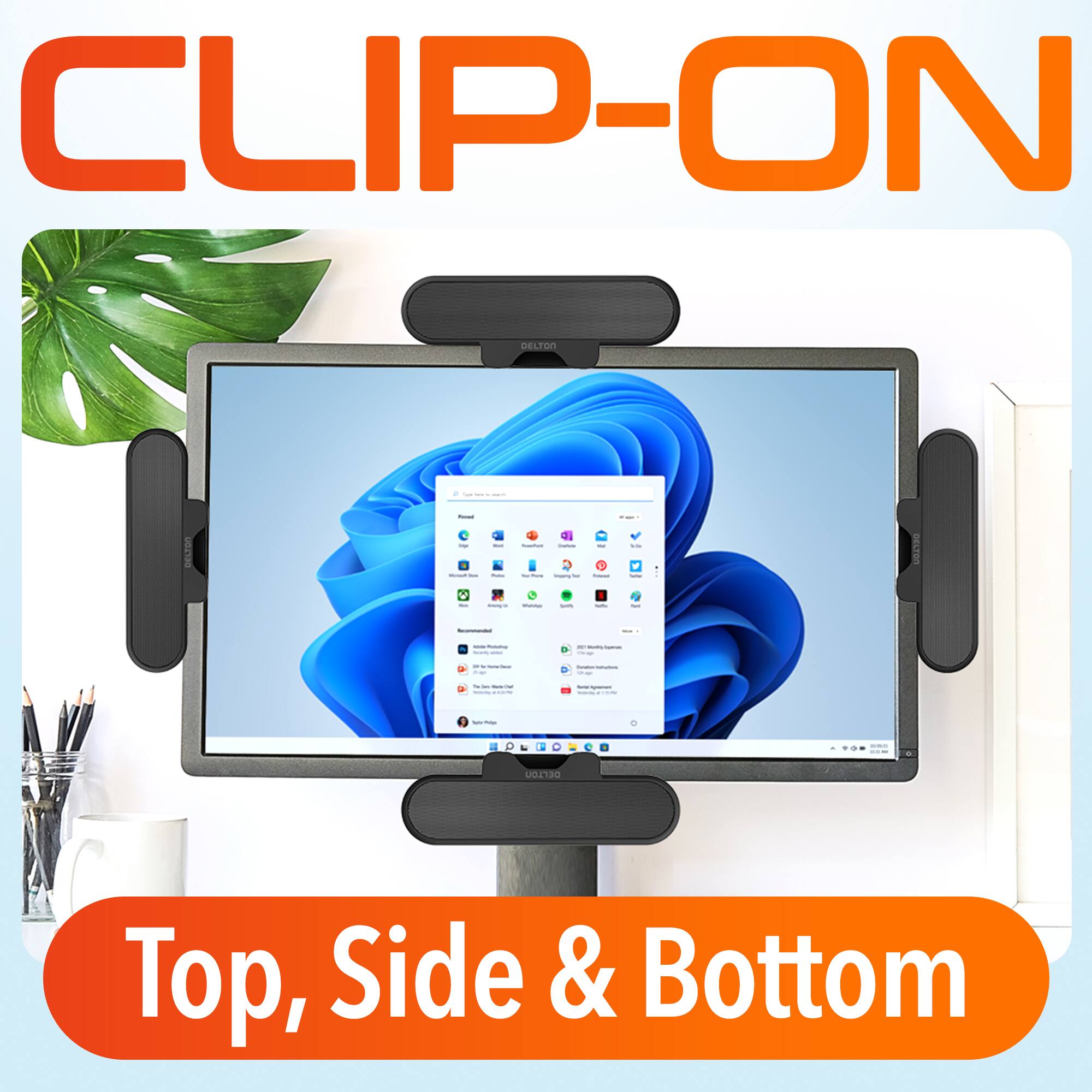 CLIP-ON DELTO - I - - - a | - I E | I - - - - - - I | : 30 Top, Side & Bottom