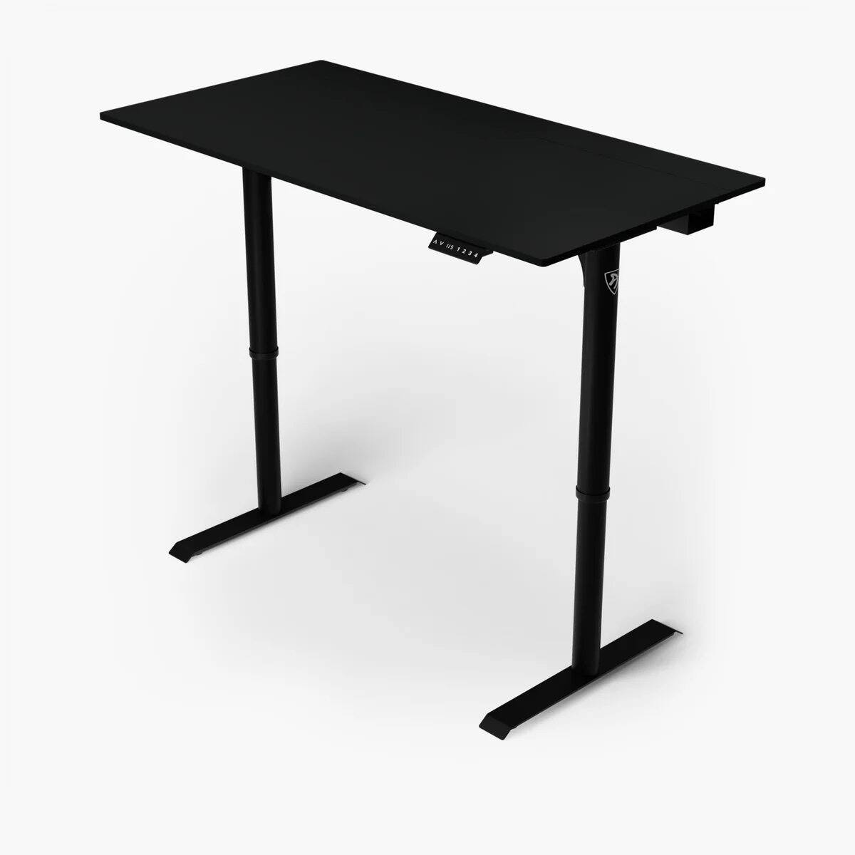 Angle. Arozzi - Arozzi Arena Electric Standing Desk - Black - Black.