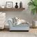Angle. Pawhut - Luxury Dog Couch with Hidden Storage, Small Dog Sofa Bed with 2" Soft Foam, Puppies & Little Breeds - Light Gray.