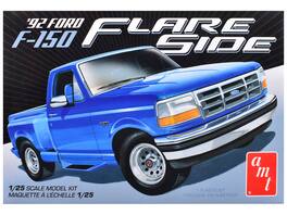 Skill 2 Model Kit 1992 Ford F-150 Flare Side Pickup Truck 1/25 Scale Model by AMT - Blue