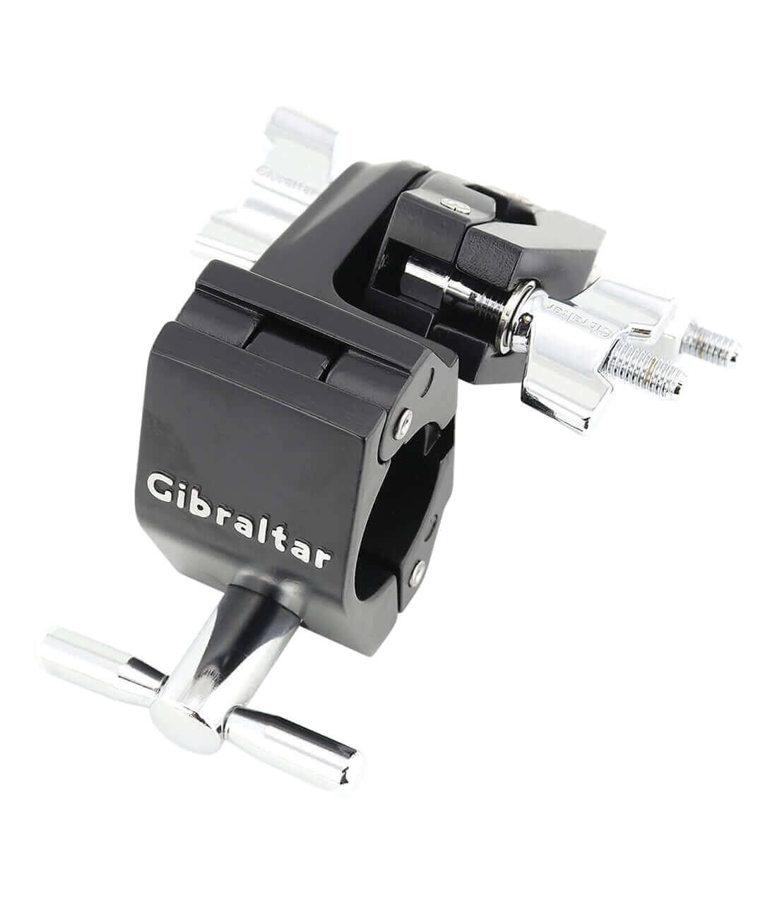 Alt View 1. Gibraltar Hardware - Road Series 1.5" Black End Mount Drum Rack Multi Clamp, Secure End-Bar Clamp for Mounting Drum, Cymbal & Accessory Arms.