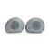 Front. Emerson - Emerson ERS-2000 Mini Pebbles Bluetooth Waterproof Rock Speakers - Gray.