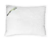 Front. GhostBed - GhostPillow - Cooling Shredded 2 pk - White.