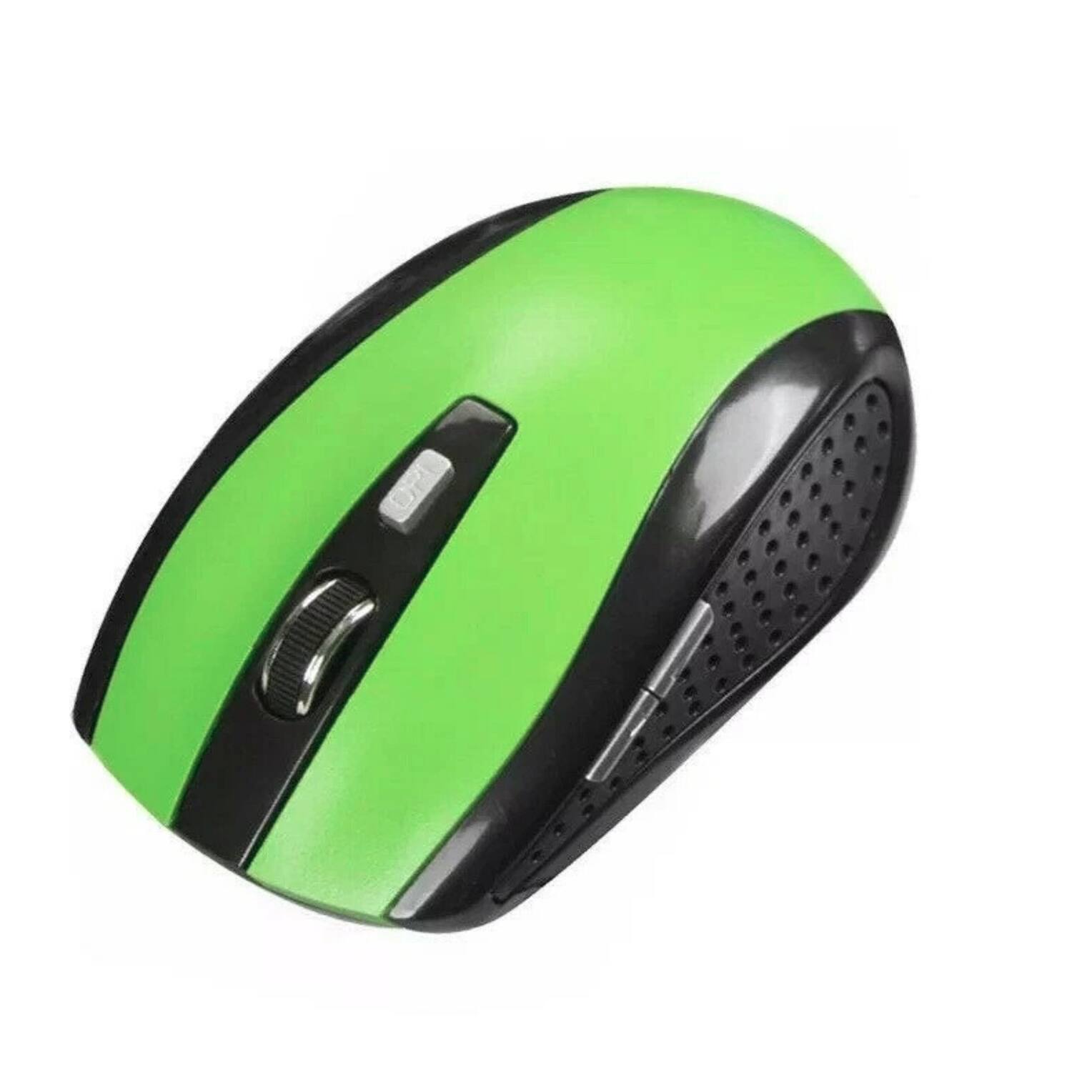 Angle. Stock Preferred - 2.4GHz Wireless Optical Mouse with USB Receiver Green - Green.