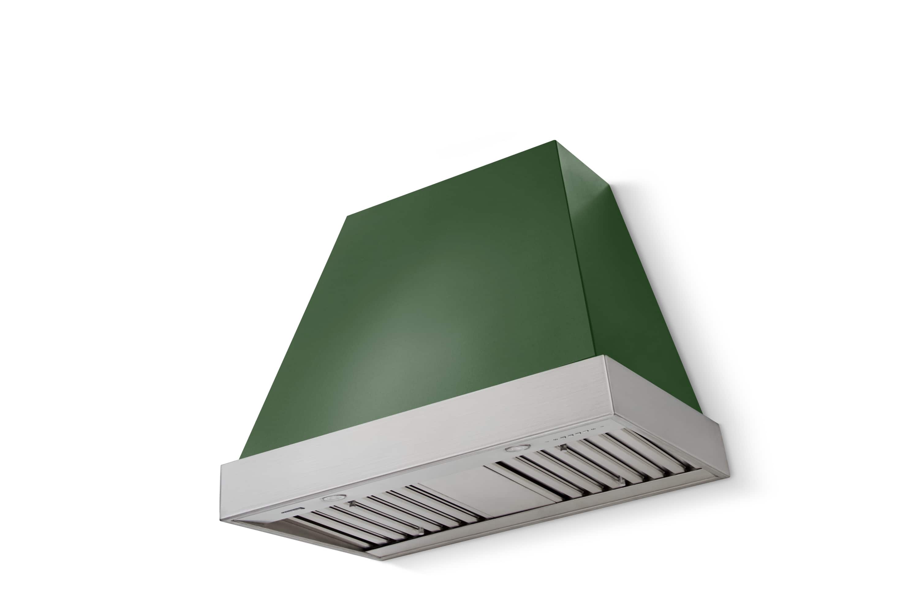 Photos - Cooker Hood AGA  36 inches - Externally Vented - Wall Range Hood - Cornwall Green AH3630EUC-CWG-BN 