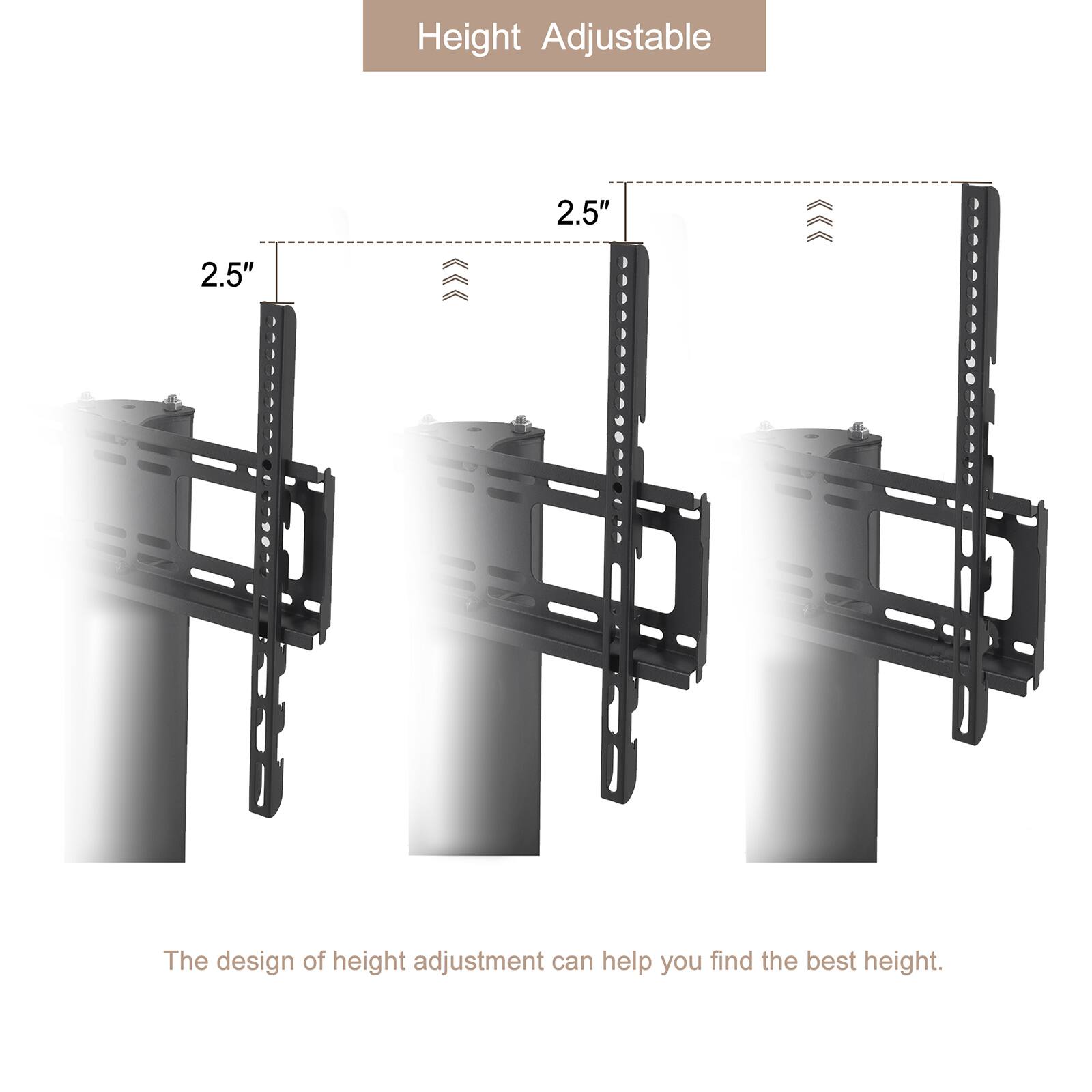 Height Adjustable

The design of height adjustment can help you find the best height.