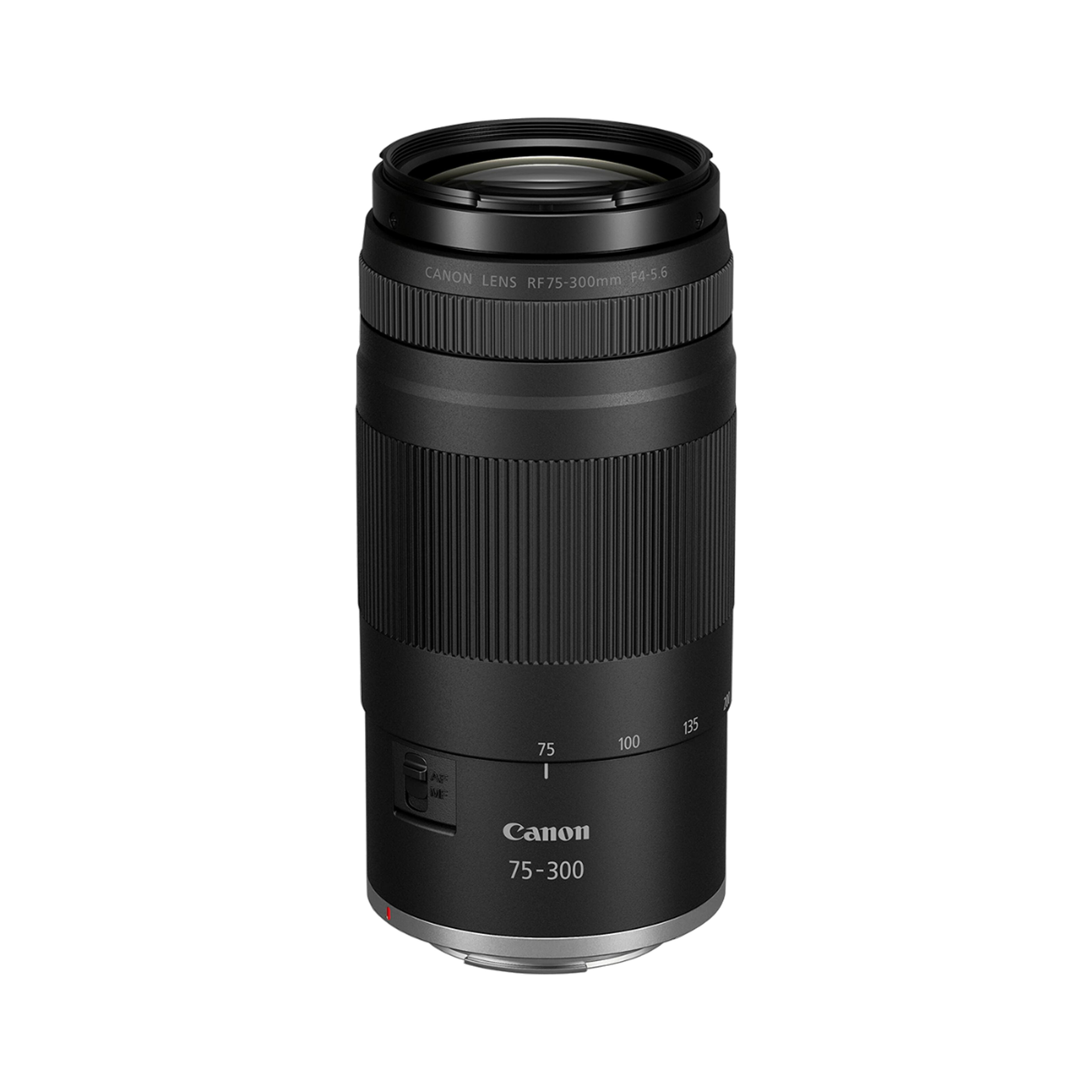 CANON LENS RF75-300mm F4-5.6  
75 100 135  
Canon 75-300