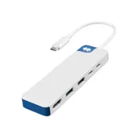 Hyper - HyperDrive Flex 5 Port USB-C Hub - Blue - Front_Zoom