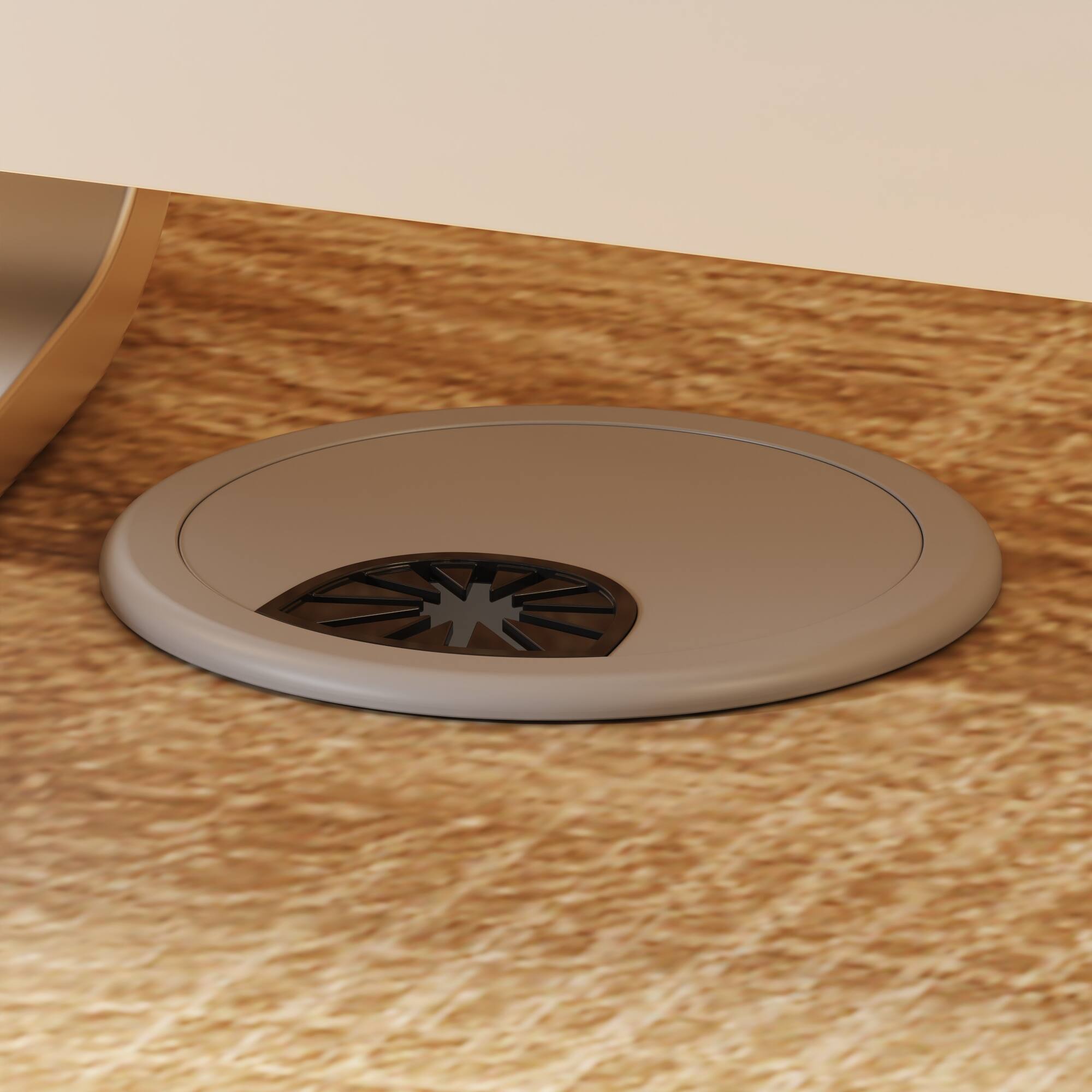 Alt View 1. Famapy - Famapy Modern Wood Office Desk & Reception Counter: Organized Storage, Sleek Design for Workspaces - Wooden.