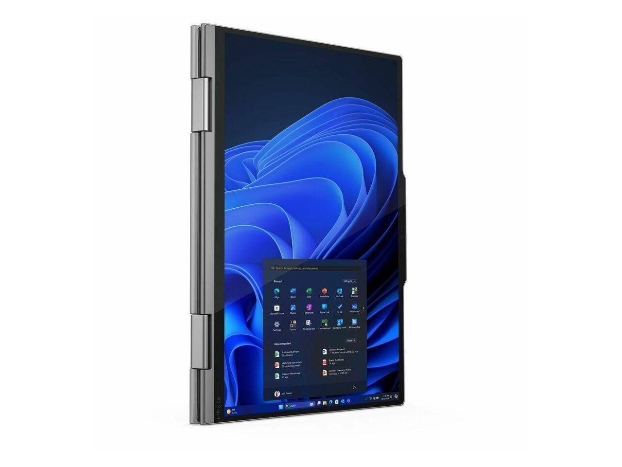 Alt View 8. Lenovo - Lenovo Thinkpad X1 Gen 10 21NU0035US 14" Touchscreen Convertible Copilot+ PC 2 in 1 Notebook - WUXGA - 60 Hz - Intel - Gray.