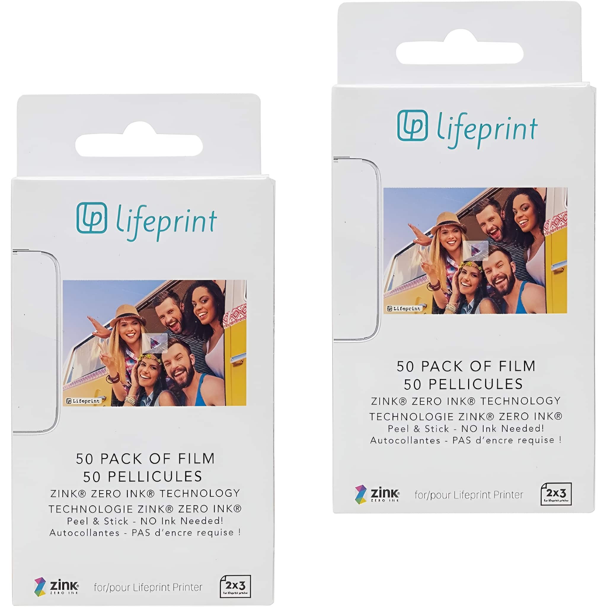 Lifeprint - 2x3 Zink Photo Paper 100 Pack, Premium Instant Prints, Smudge Proof, Fade Resistant