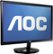Angle Standard. AOC - 20" Widescreen LED Monitor - Black.