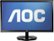 Front Standard. AOC - 20" Widescreen LED Monitor - Black.