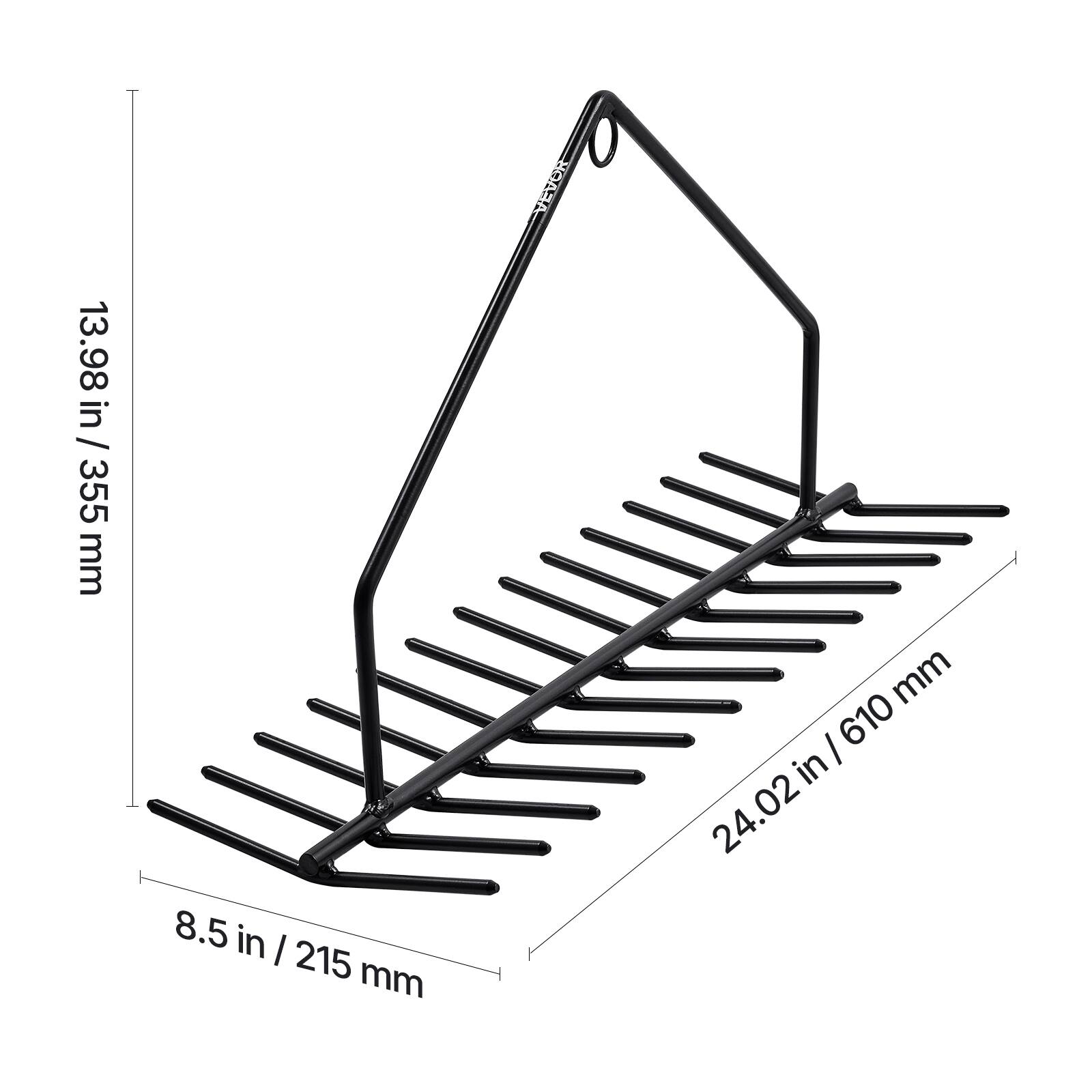 VEVOR

13.98 in / 355 mm

8.5 in / 215 mm

24.02 in / 610 mm