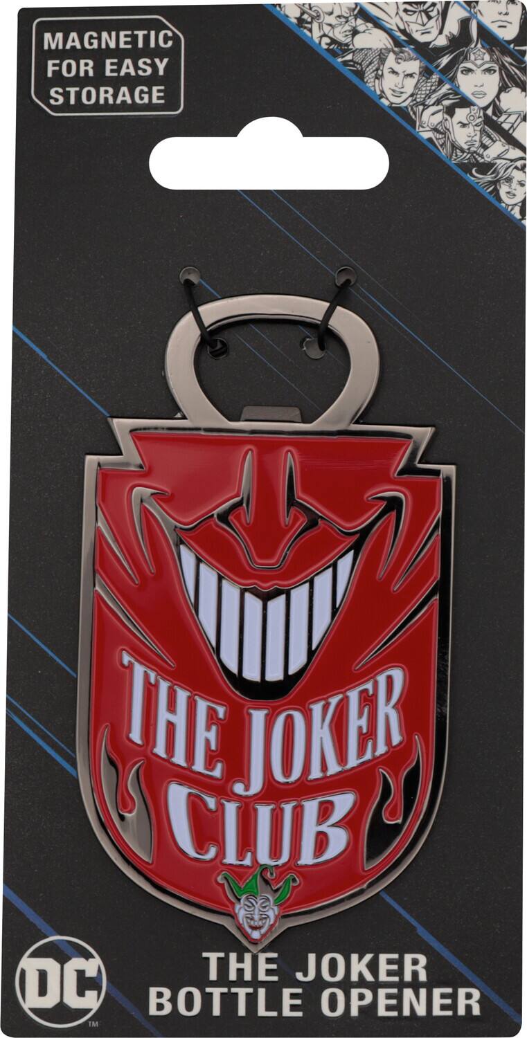 MAGNETIC FOR EASY STORAGE  
THE JOKER CLUB  
THE JOKER DC BOTTLE OPENER™