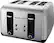 Angle Standard. KitchenAid - 4-Slice Wide-Slot Toaster - Silver.