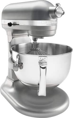 Rent to own KitchenAid - KP26M1XNP Professional 600 Series Stand Mixer - Nickel Pearl