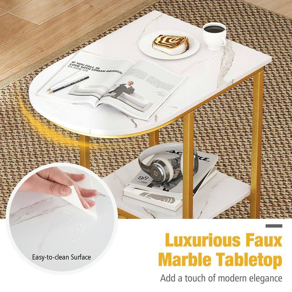 If you fall in love with urban design, choose us.

Easy-to-clean Surface

Luxurious Faux Marble Tabletop
Add a touch of modern elegance