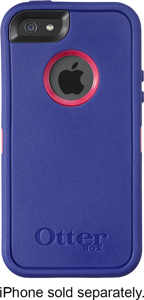Alt View 1. Otterbox - Defender Series Case for Apple® iPhone® SE, 5s and 5 - Berry.