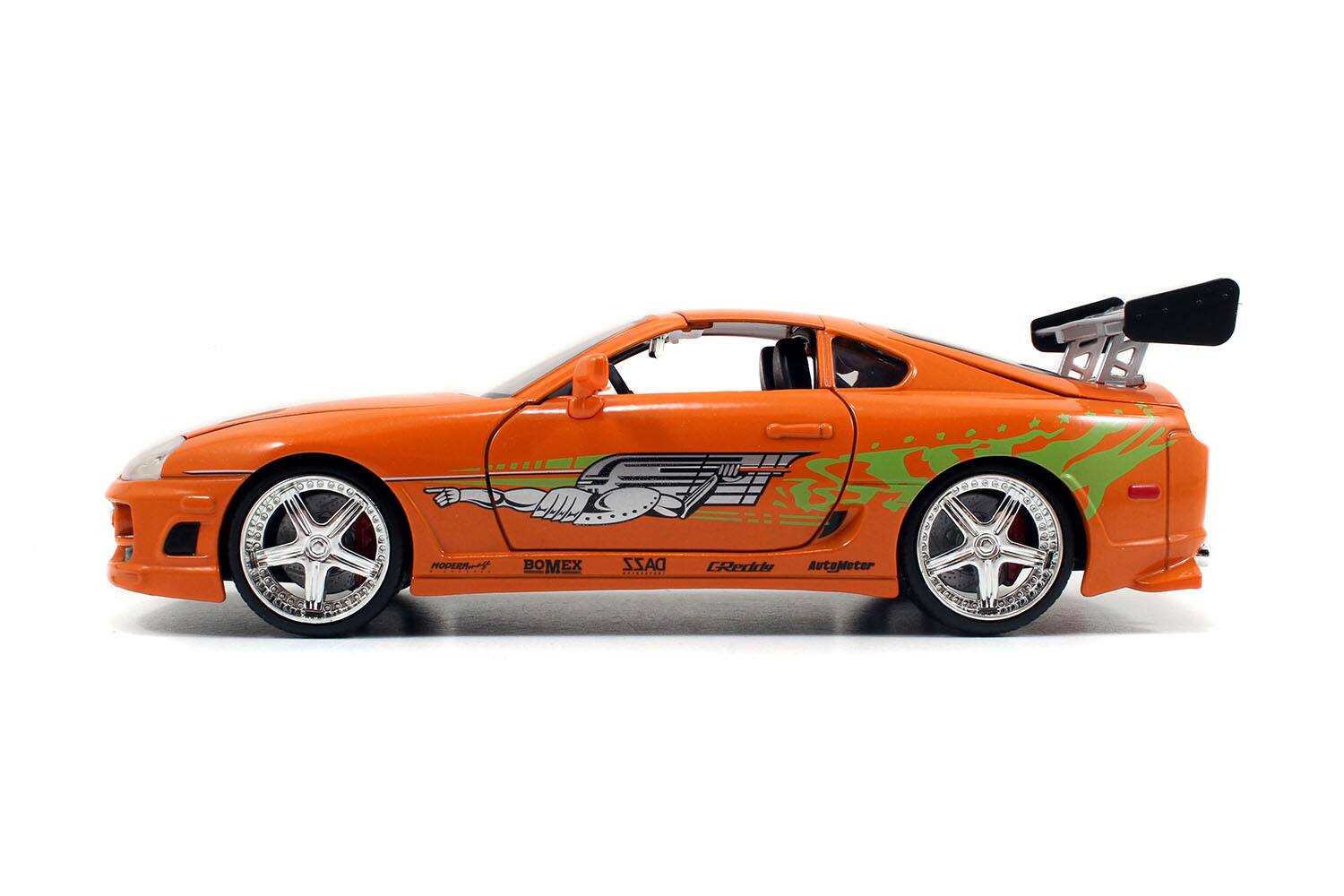 Jada Model Kit Toyota Supra with Brian Diecast Figure 
