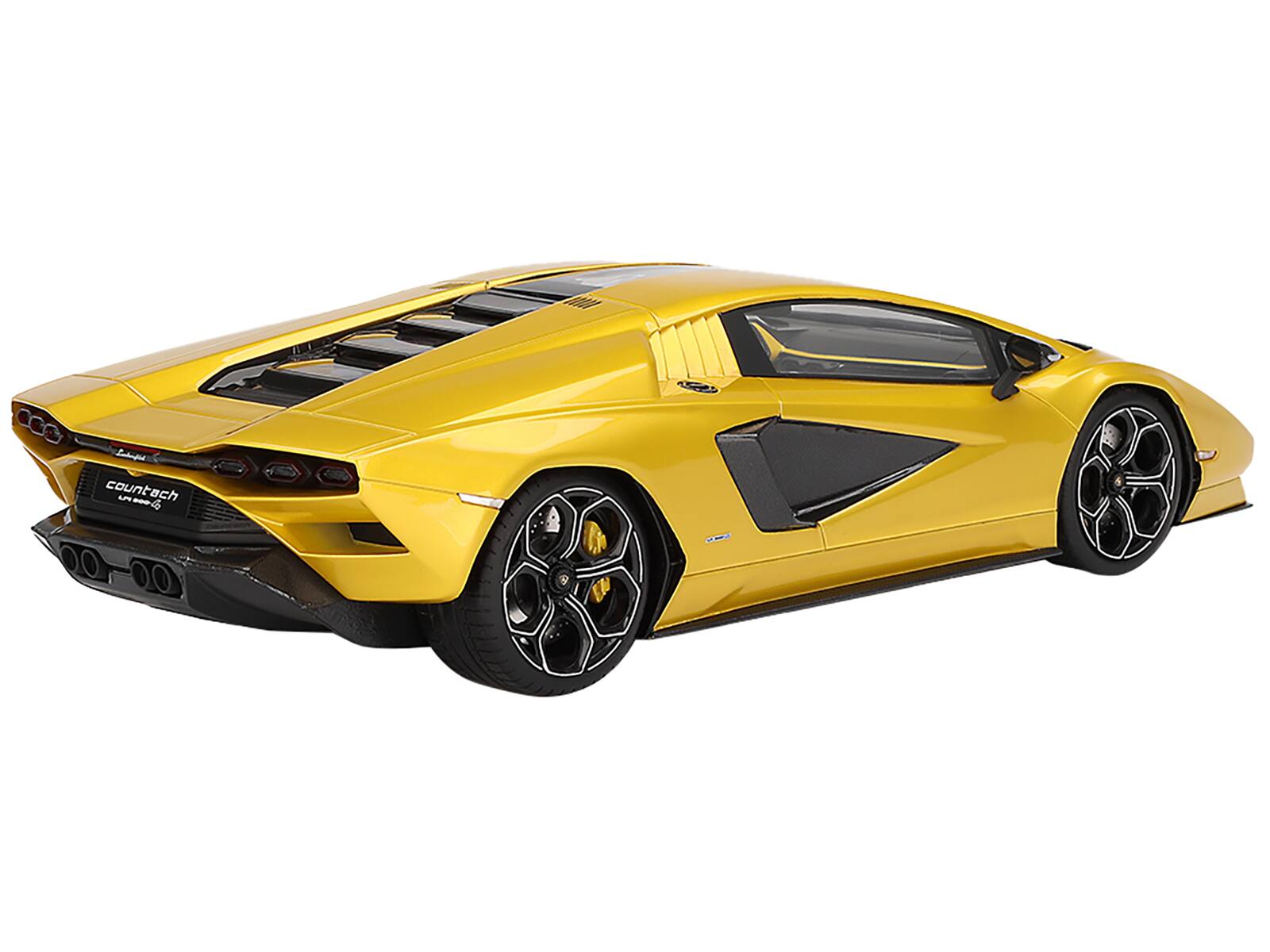 Back. Top Speed - Lamborghini Countach LPI 800-4 New Giallo Orion Gold Metallic 1/18 Model Car by Top Speed - Gold Metallic.