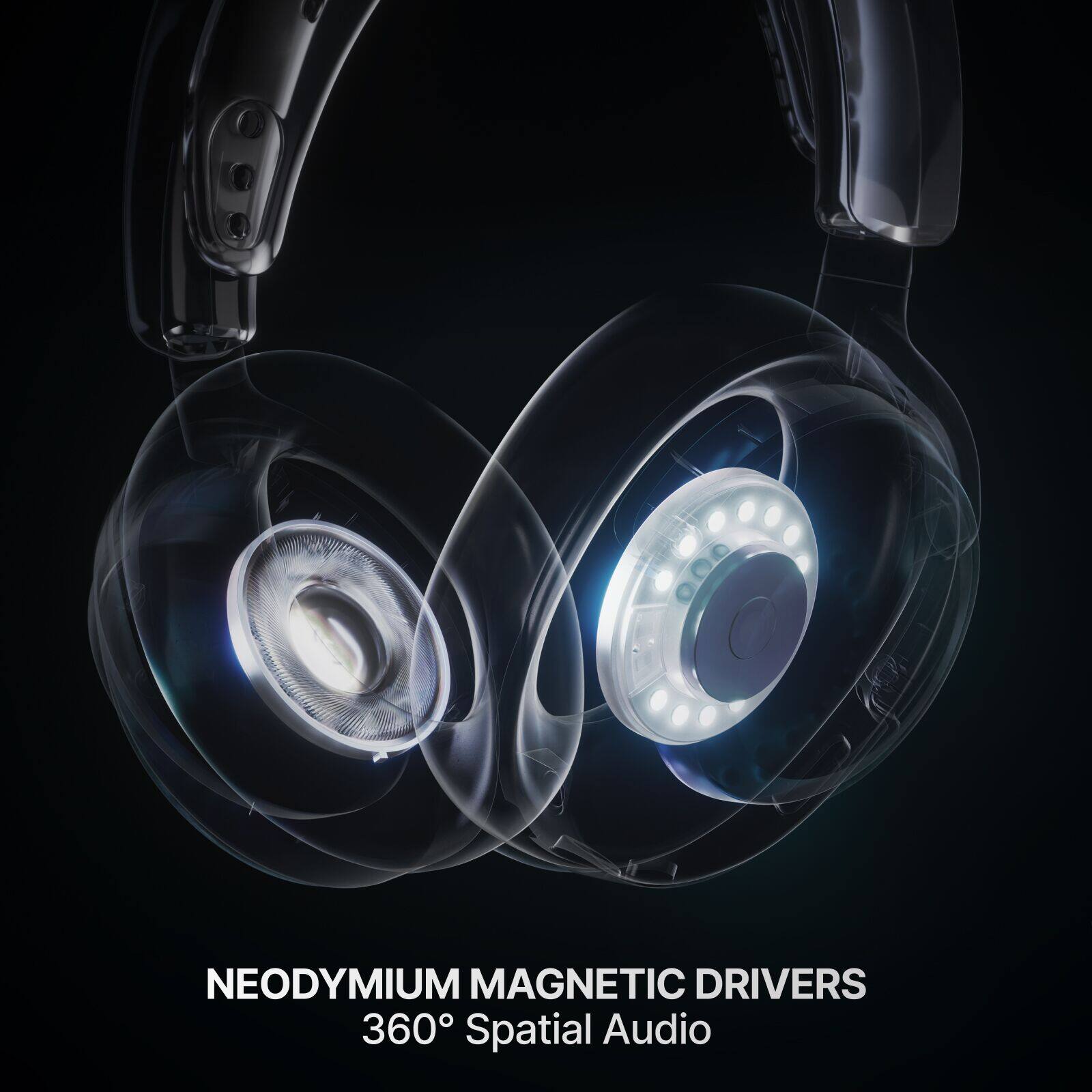 NEODYMIUM MAGNETIC DRIVERS  
360° Spatial Audio