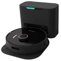 bObsweep - Orb-i Self-emptying Robotic Vacuum Cleaner, with 100-Day Bin Capacity, 5000 pa Suction, & LiDAR Mapping in Blackberry - Blackberry - Front_Zoom