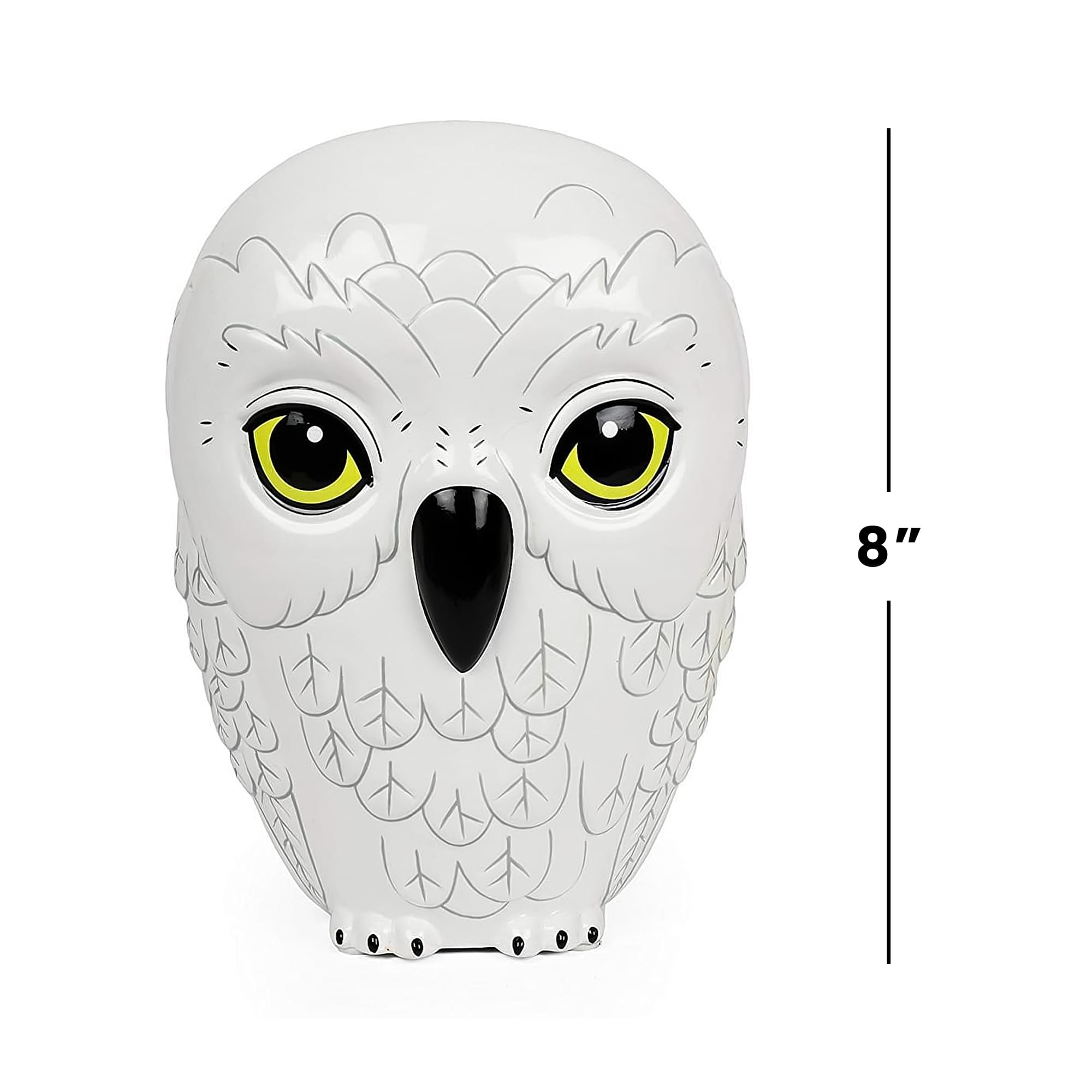 Alt View 3. Harry Potter - Harry Potter Hedwig The Owl Ceramic Coin Bank - White.