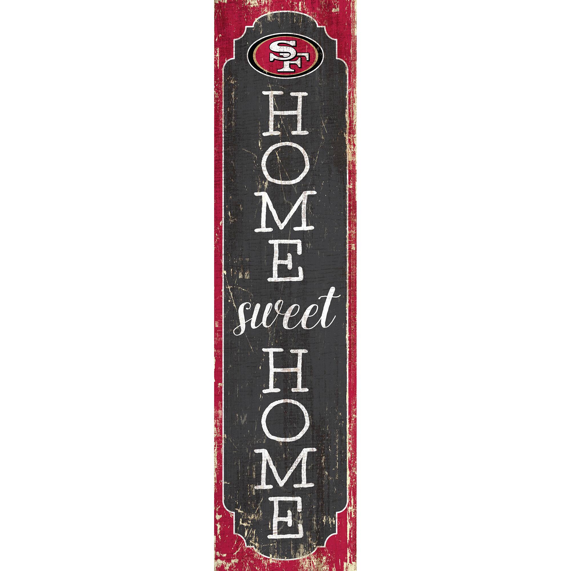 San Francisco 49ers 24" Home Sweet Home Leaner Sign